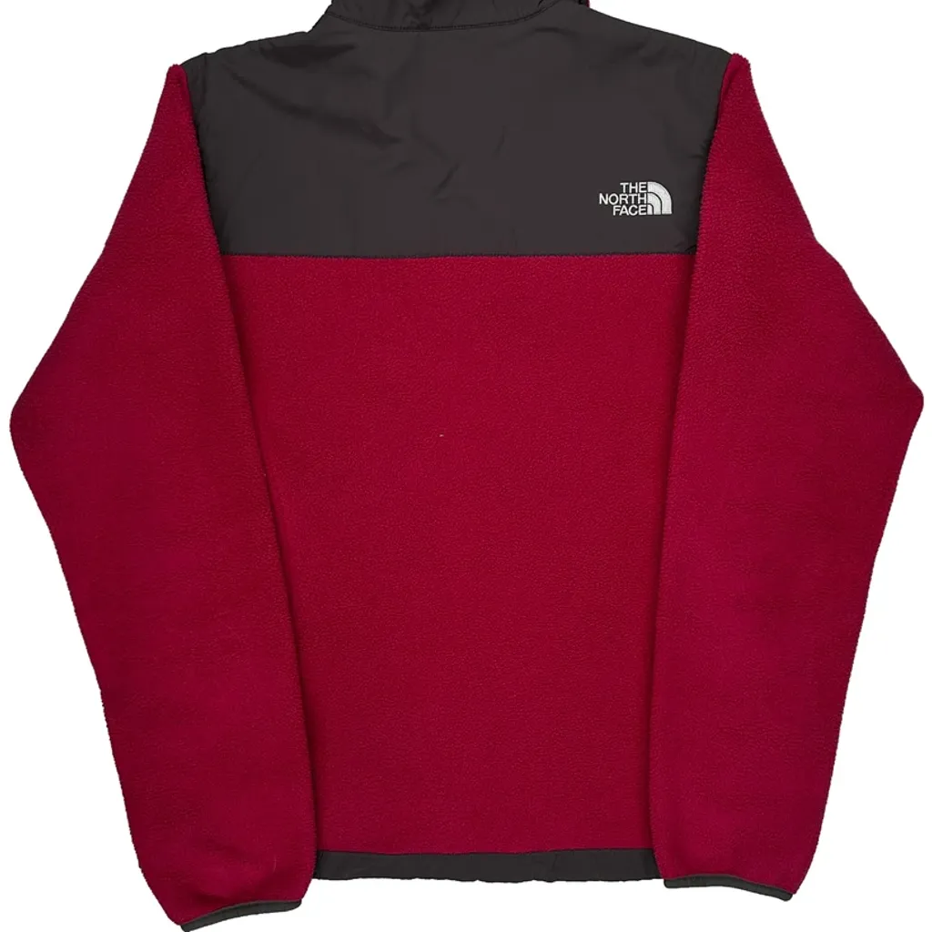 The North Face Denali Fleece Jacket - Small Red Polyester - Image 7