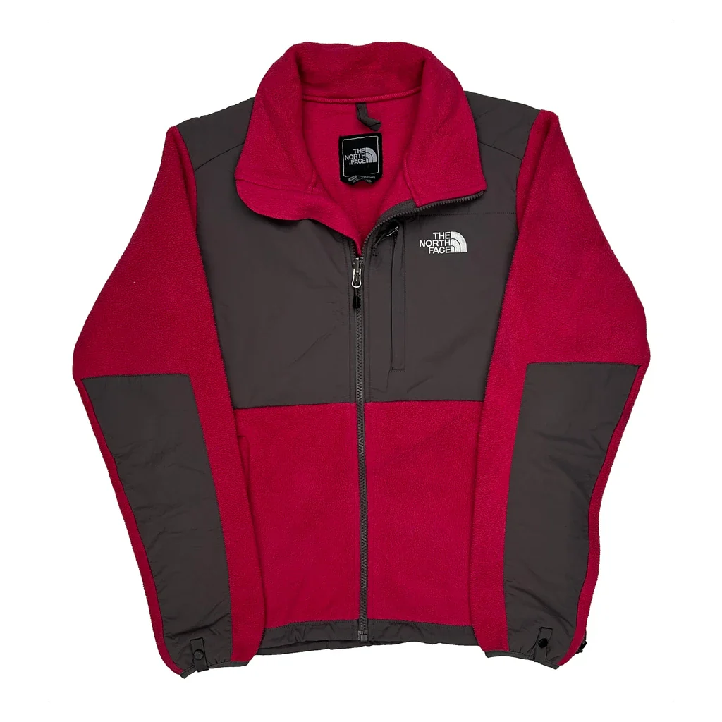 The North Face Denali Fleece Jacket - Small Red Polyester