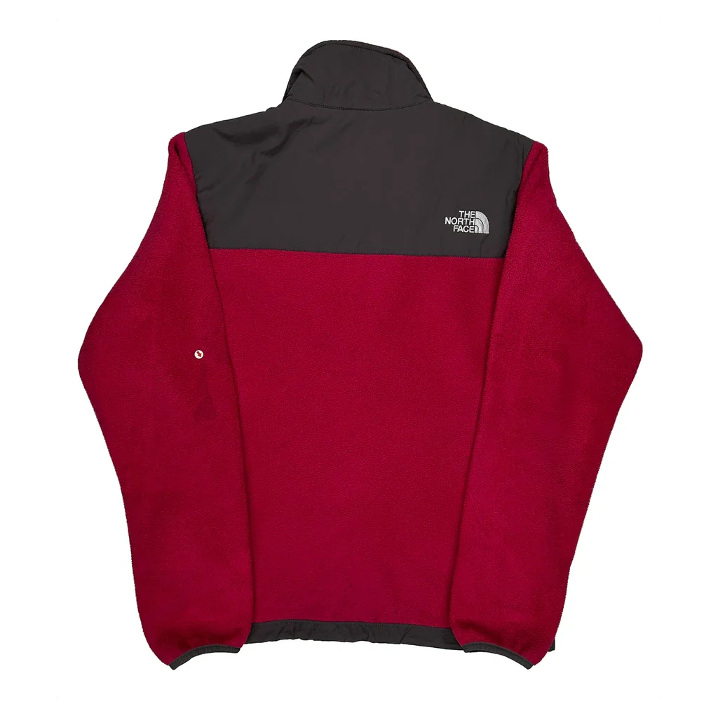 The North Face Denali Fleece Jacket - Small Red Polyester - Image 2