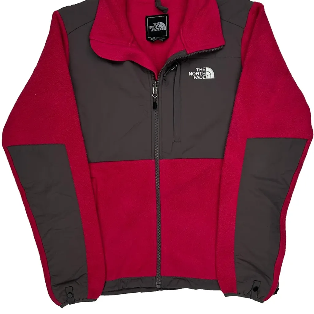 The North Face Denali Fleece Jacket - Small Red Polyester - Image 6
