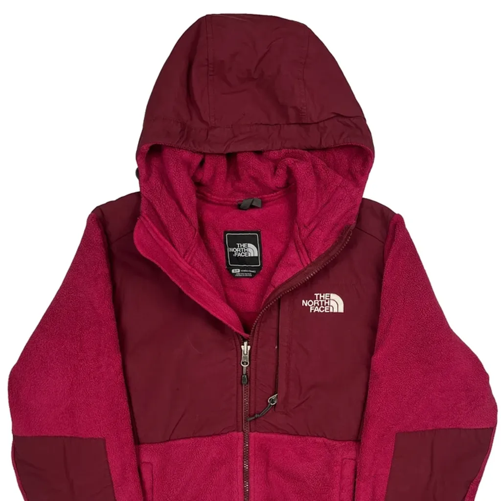 The North Face Fleece Jacket - Small Red Polyester - Image 4