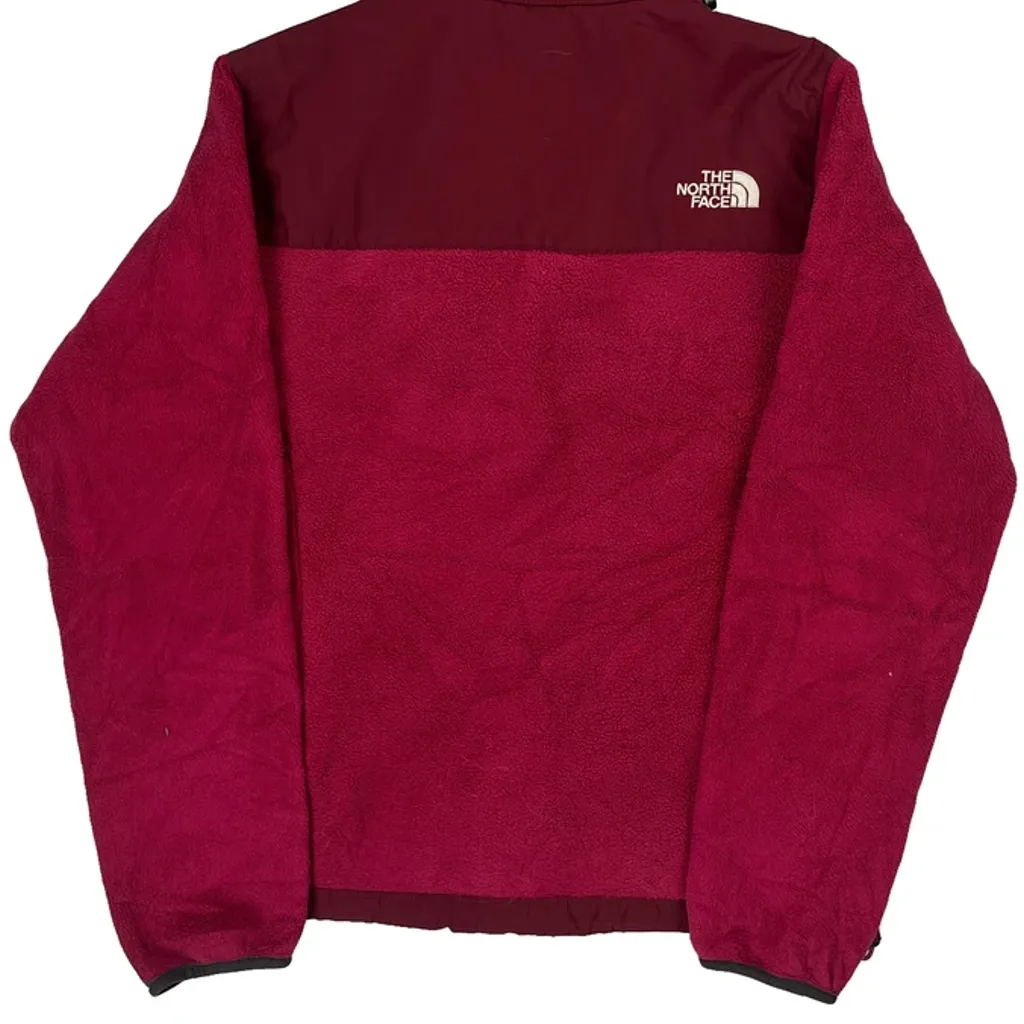 The North Face Fleece Jacket - Small Red Polyester - Image 6