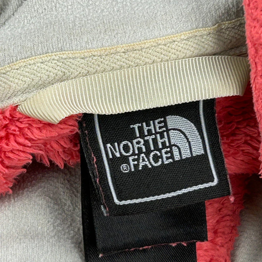 The North Face Fleece Jacket - XL Red Polyester - Image 4
