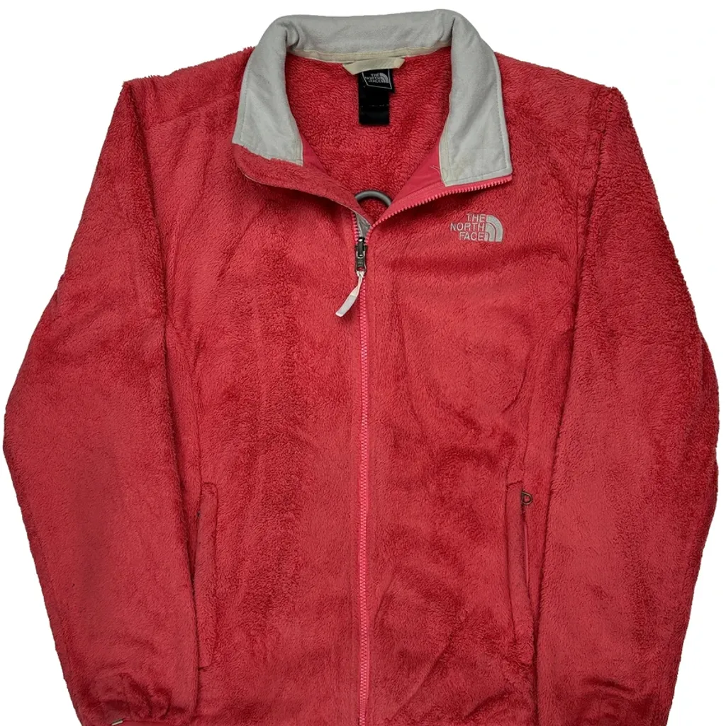 The North Face Fleece Jacket - XL Red Polyester - Image 6