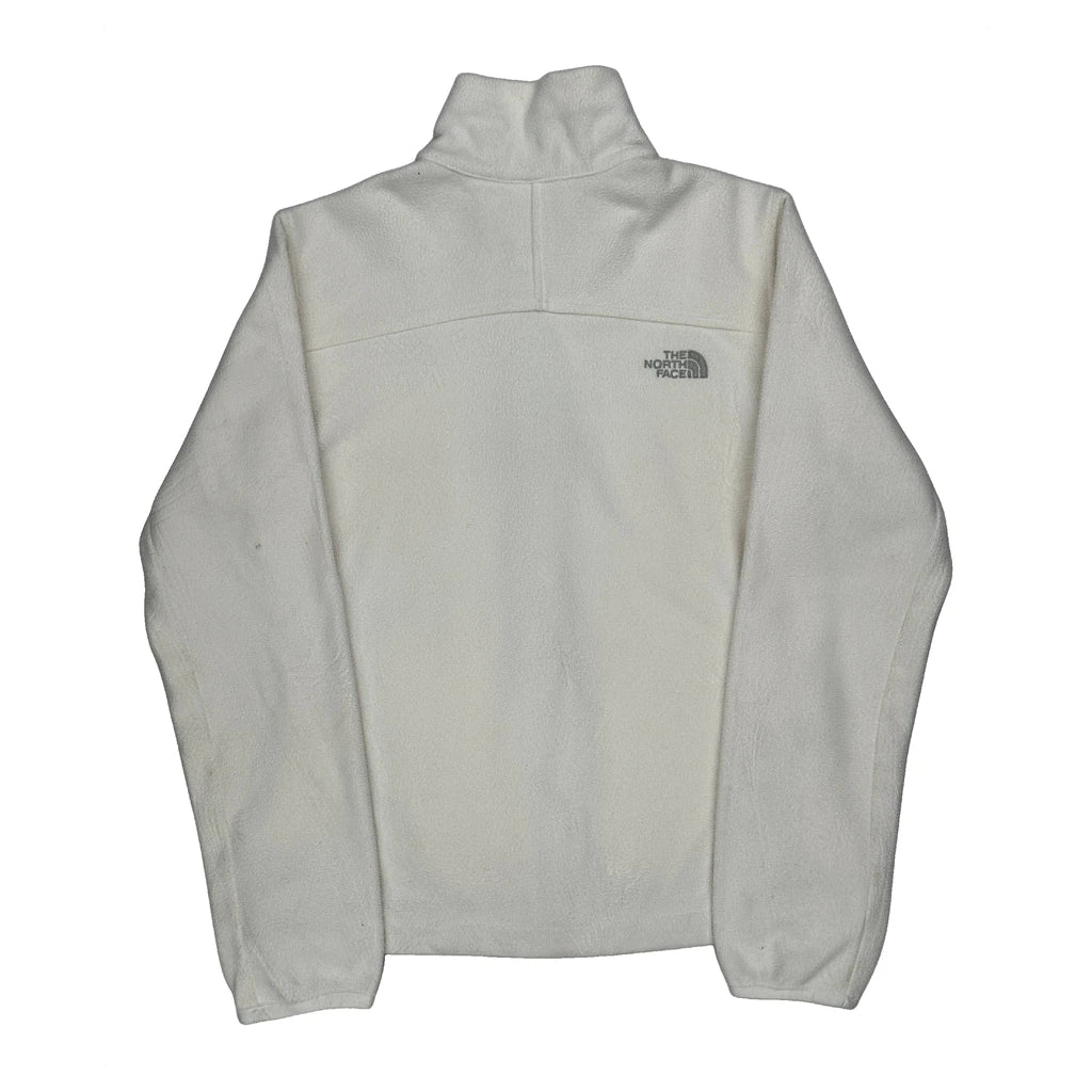 The North Face Fleece Jacket - Small White Polyester - Image 2