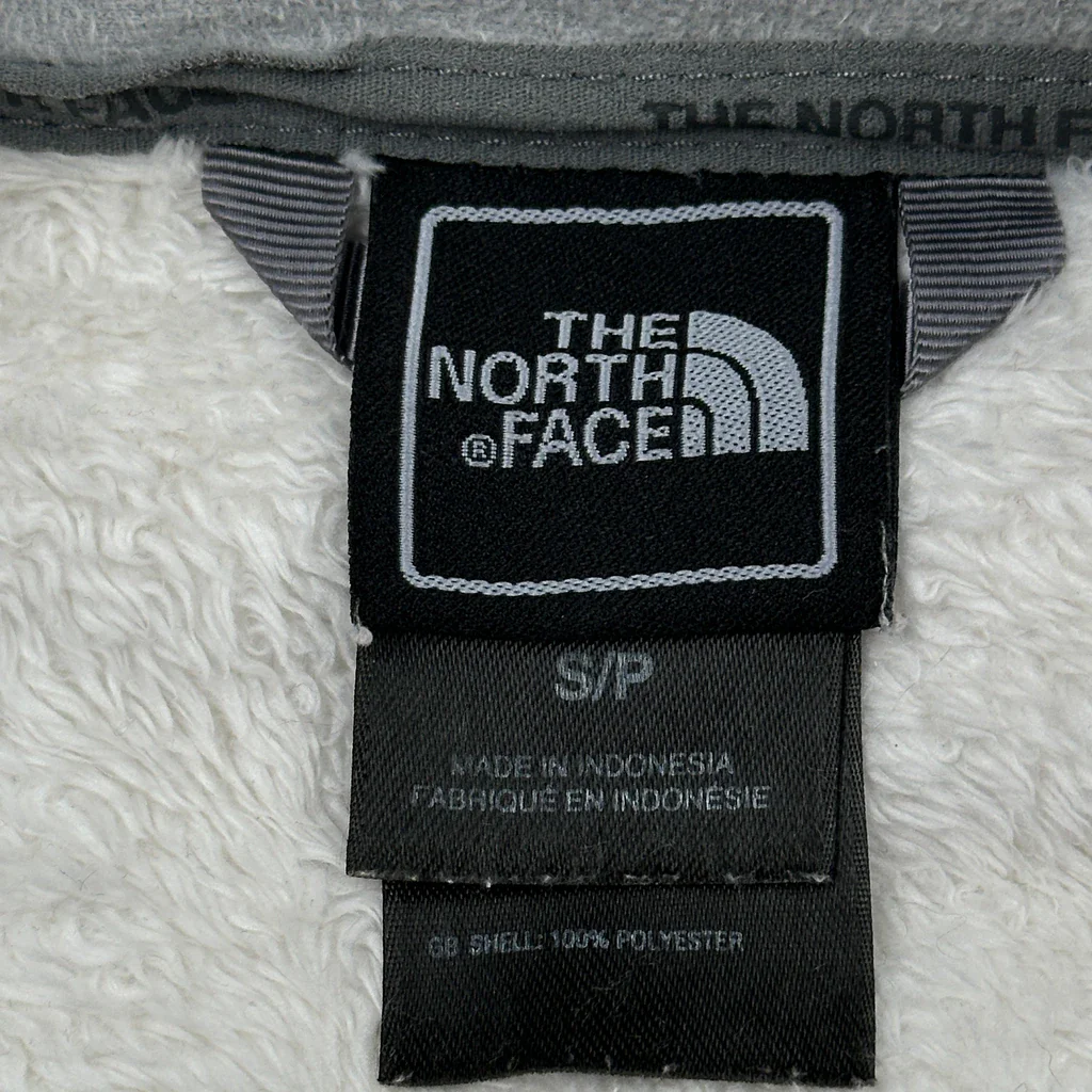 The North Face Fleece Jacket - Small White Polyester - Image 3