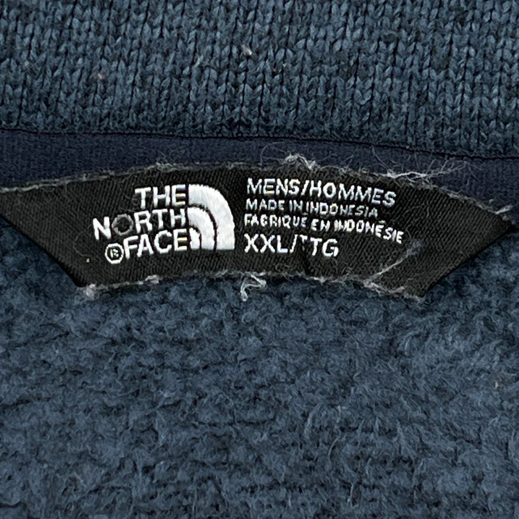 The North Face Fleece - 2XL Blue Polyester - Image 3