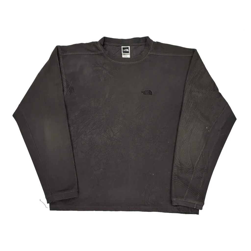 The North Face Fleece - Large Gray Polyester