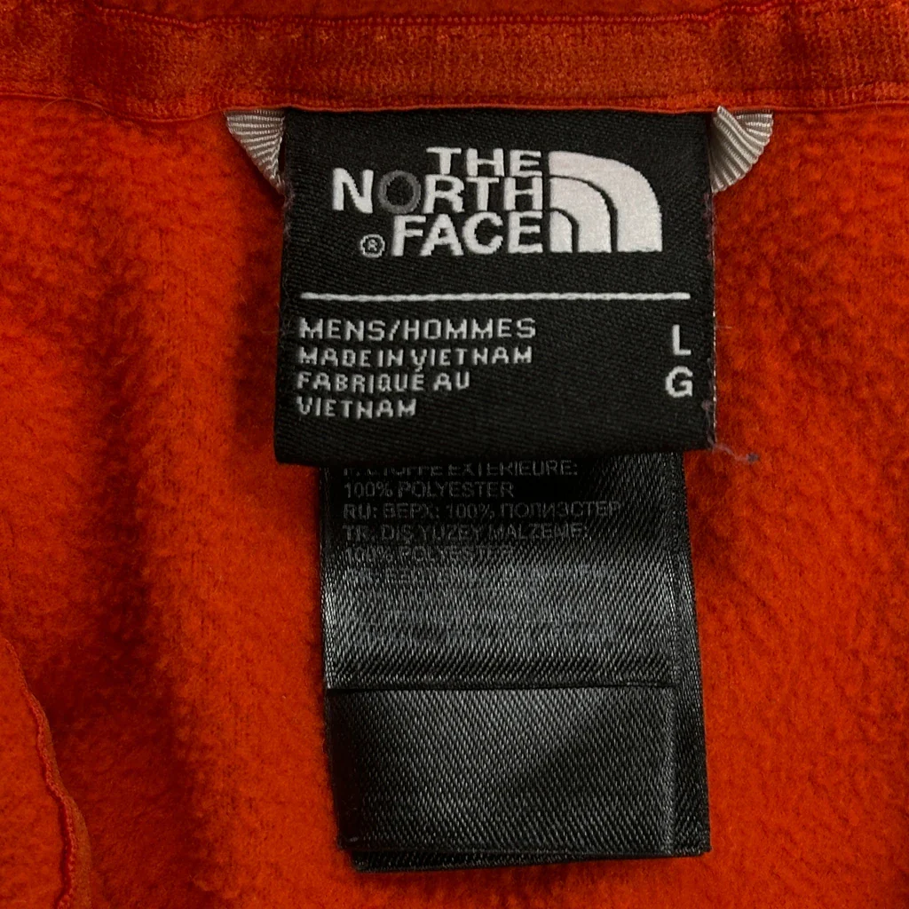 The North Face Fleece - Large Orange Polyester - Image 3