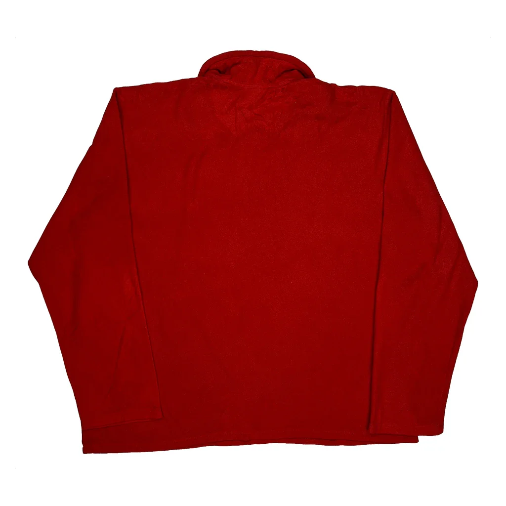The North Face Fleece - Large Red Polyester - Image 2