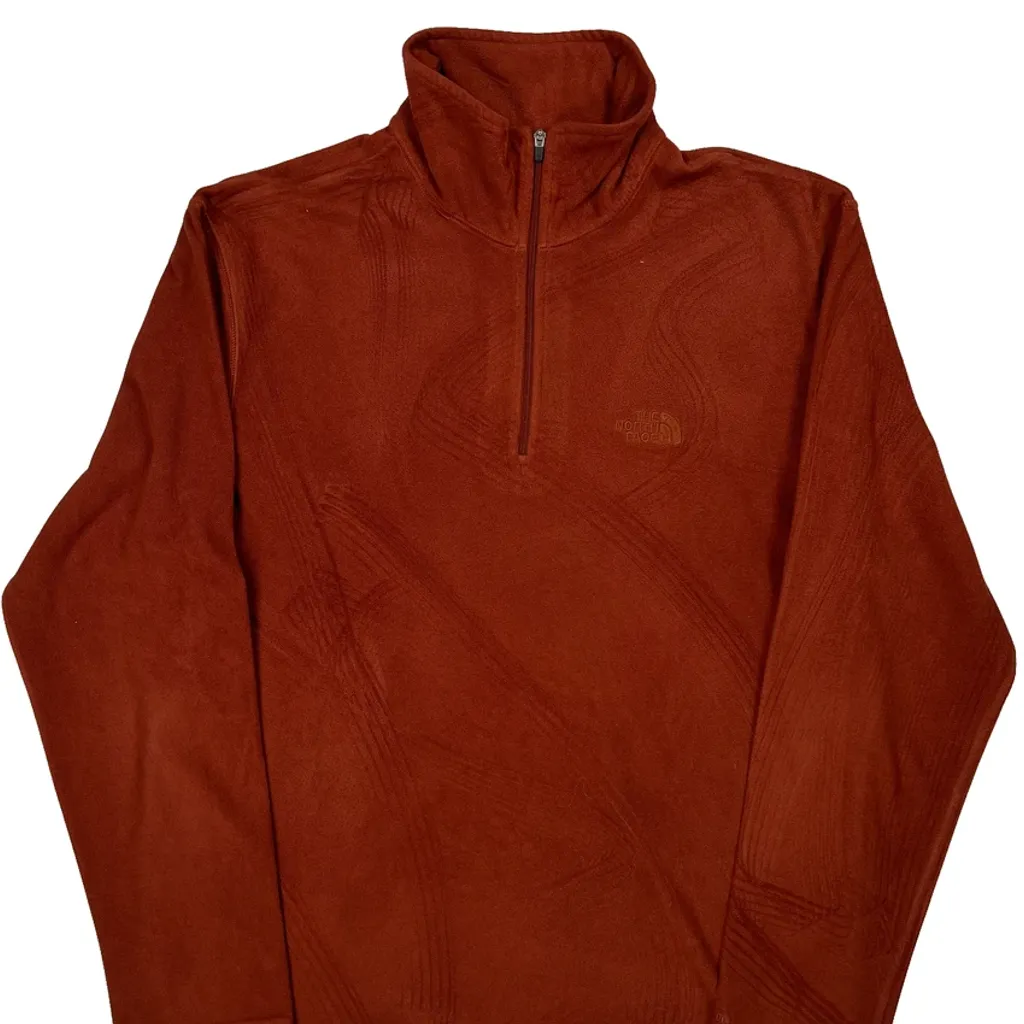 The North Face Fleece - Medium Red Polyester - Image 4