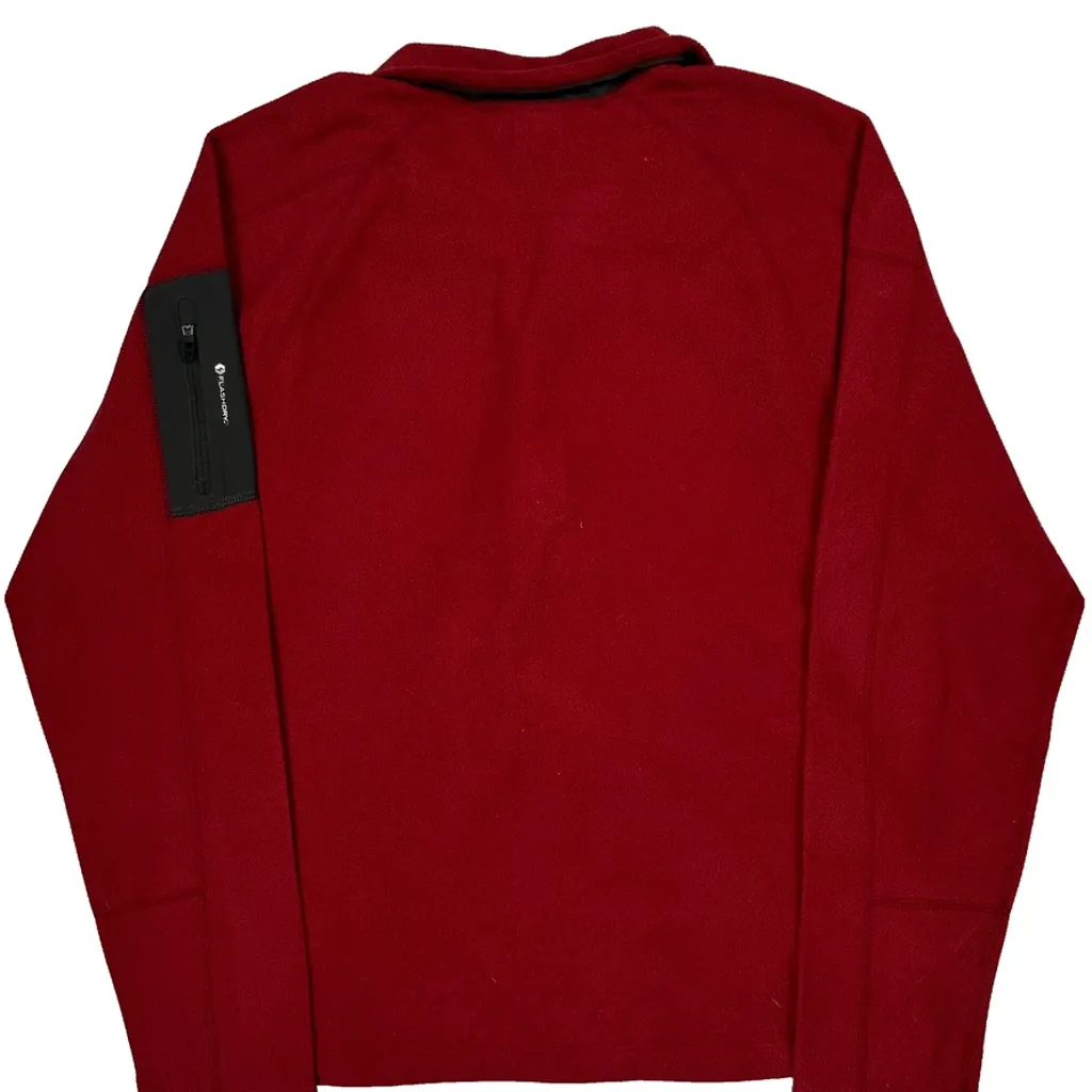 The North Face Fleece - Medium Red Polyester - Image 8