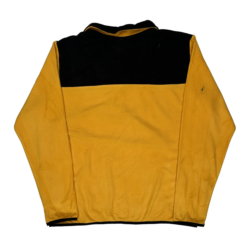 The North Face Collared Fleece - XL Yellow Polyester - Image 2
