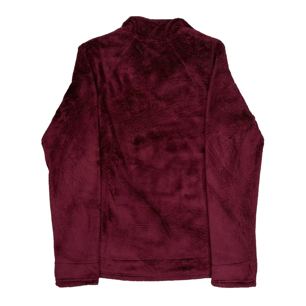 The North Face Fleece - Large Burgundy Polyester - Image 2