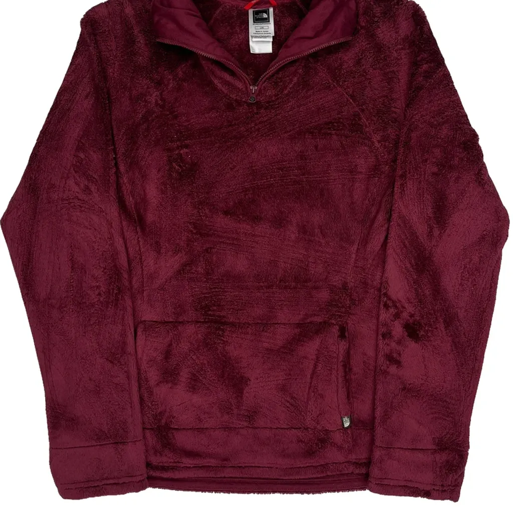 The North Face Fleece - Large Burgundy Polyester - Image 5