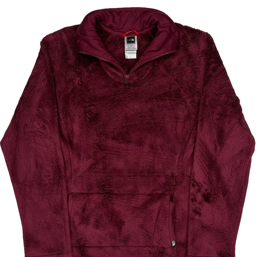 The North Face Fleece - Large Burgundy Polyester - Image 6