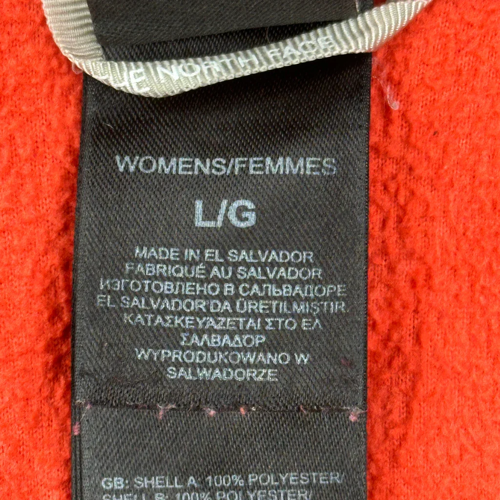 The North Face Fleece - Large Red Polyester - Image 4