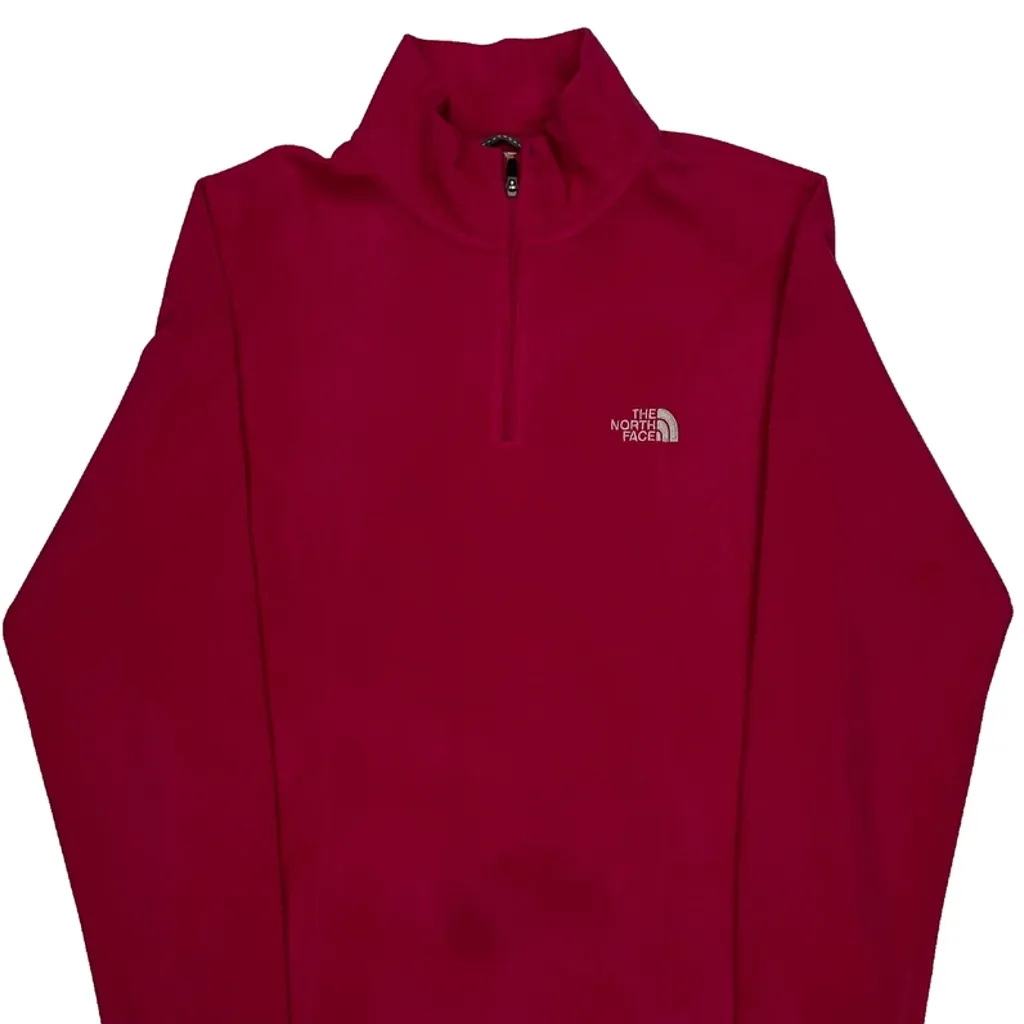 The North Face Fleece - Medium Red Polyester - Image 5