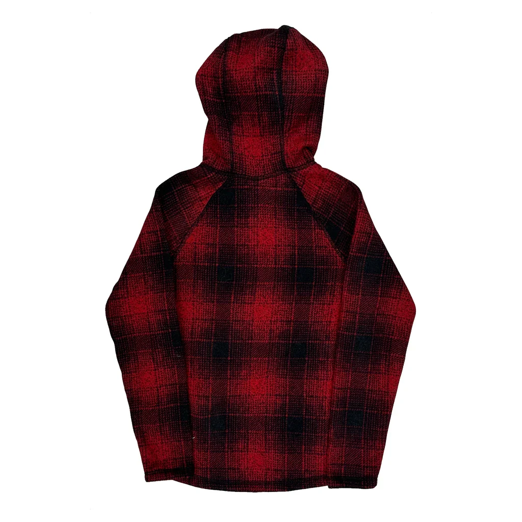 The North Face Checked Fleece - Small Red Polyester - Image 2