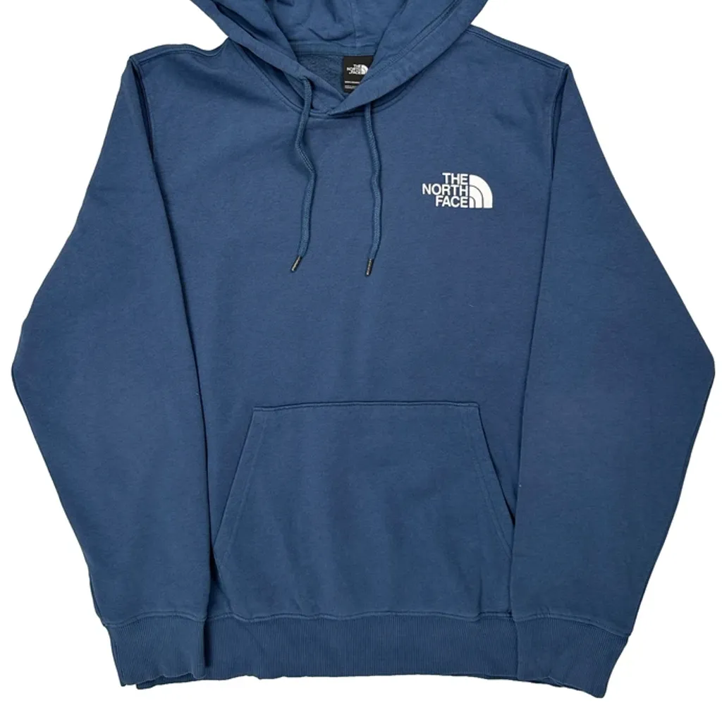The North Face Hoodie - Large Blue Cotton - Image 4