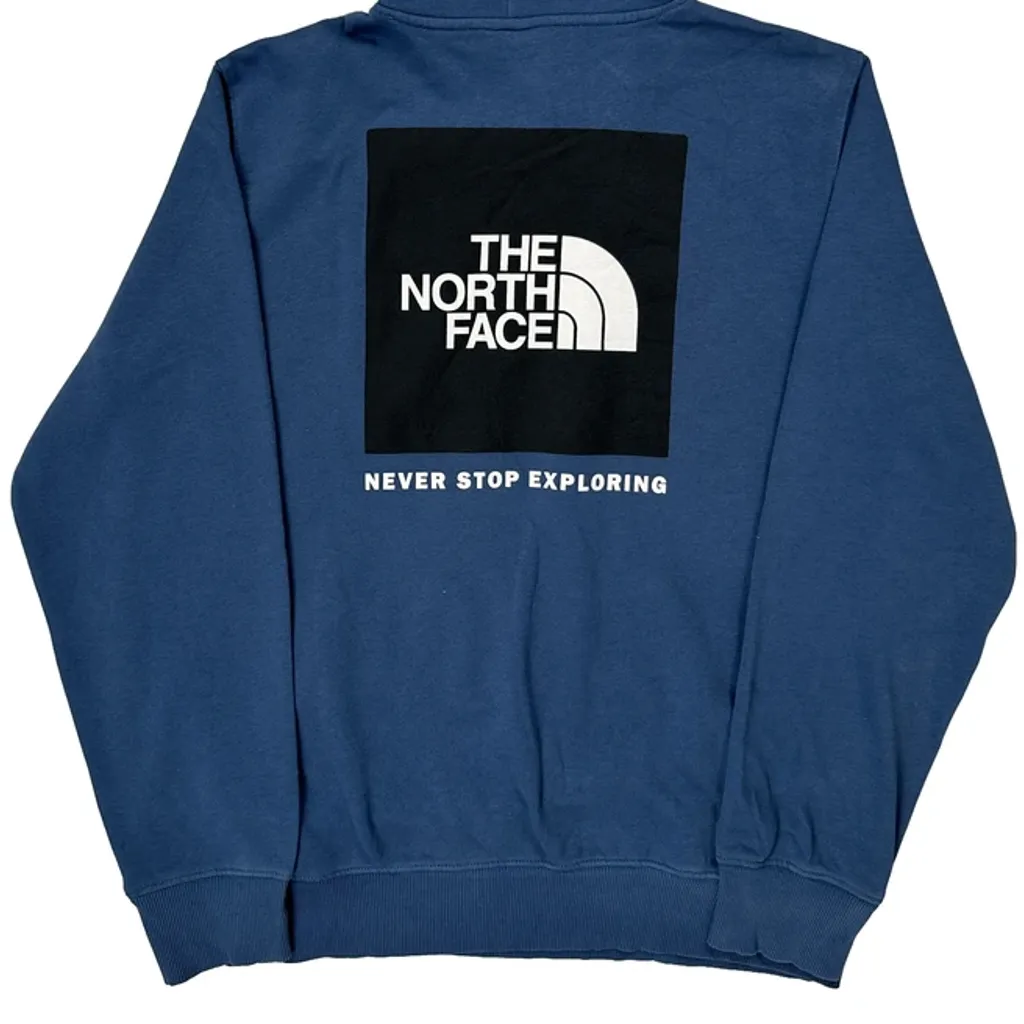 The North Face Hoodie - Large Blue Cotton - Image 7
