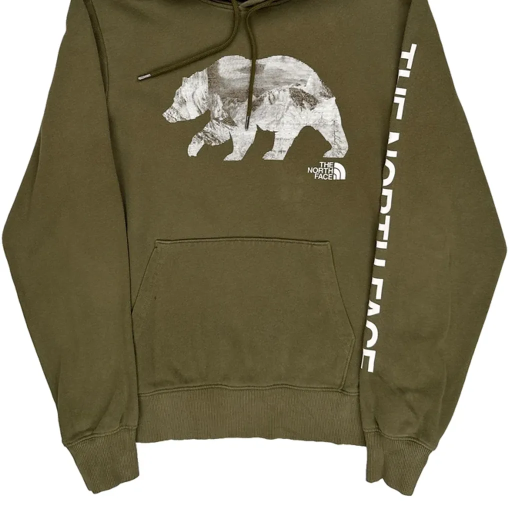 The North Face Hoodie - Medium Green Cotton - Image 5