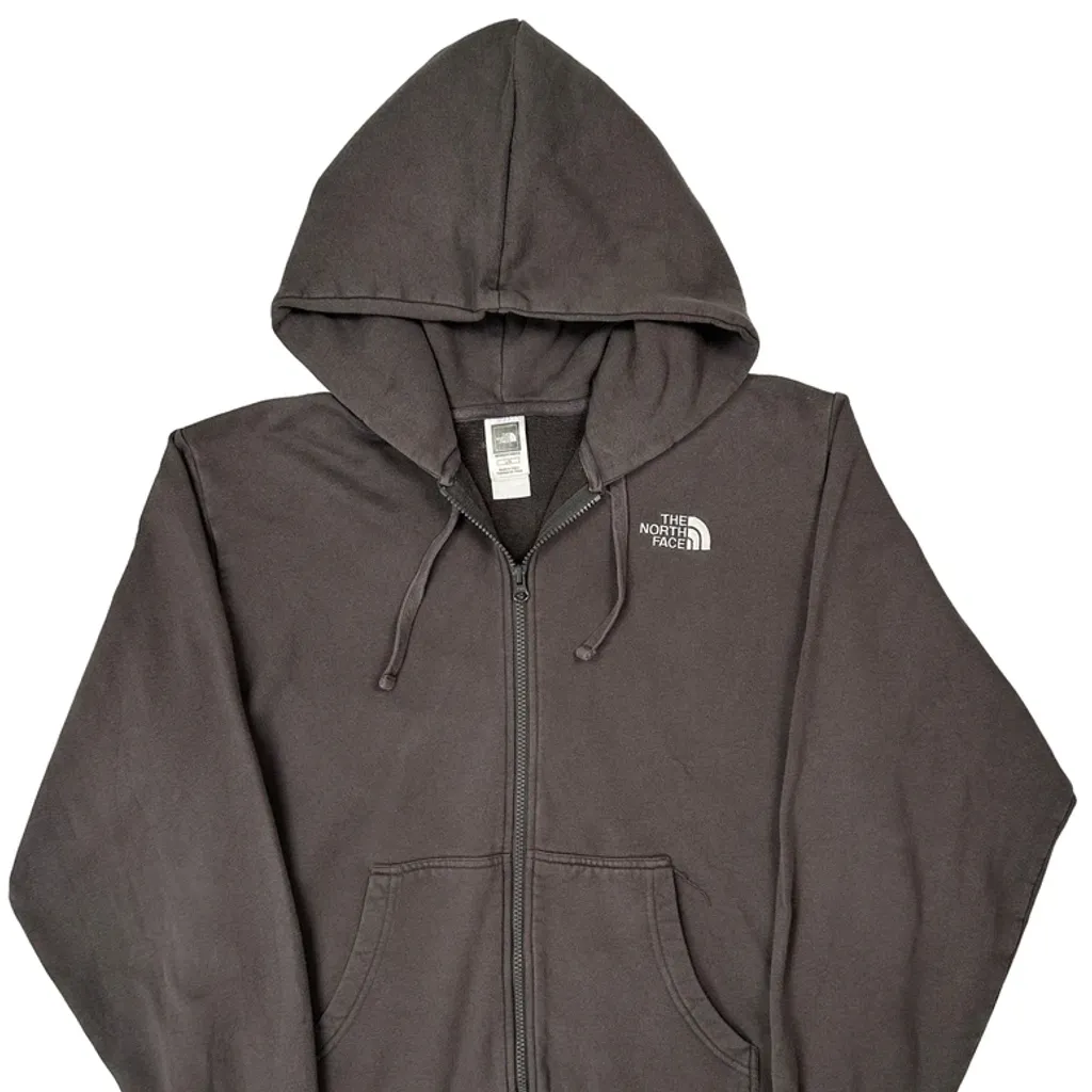 The North Face Hoodie - Large Grey Cotton - Image 4