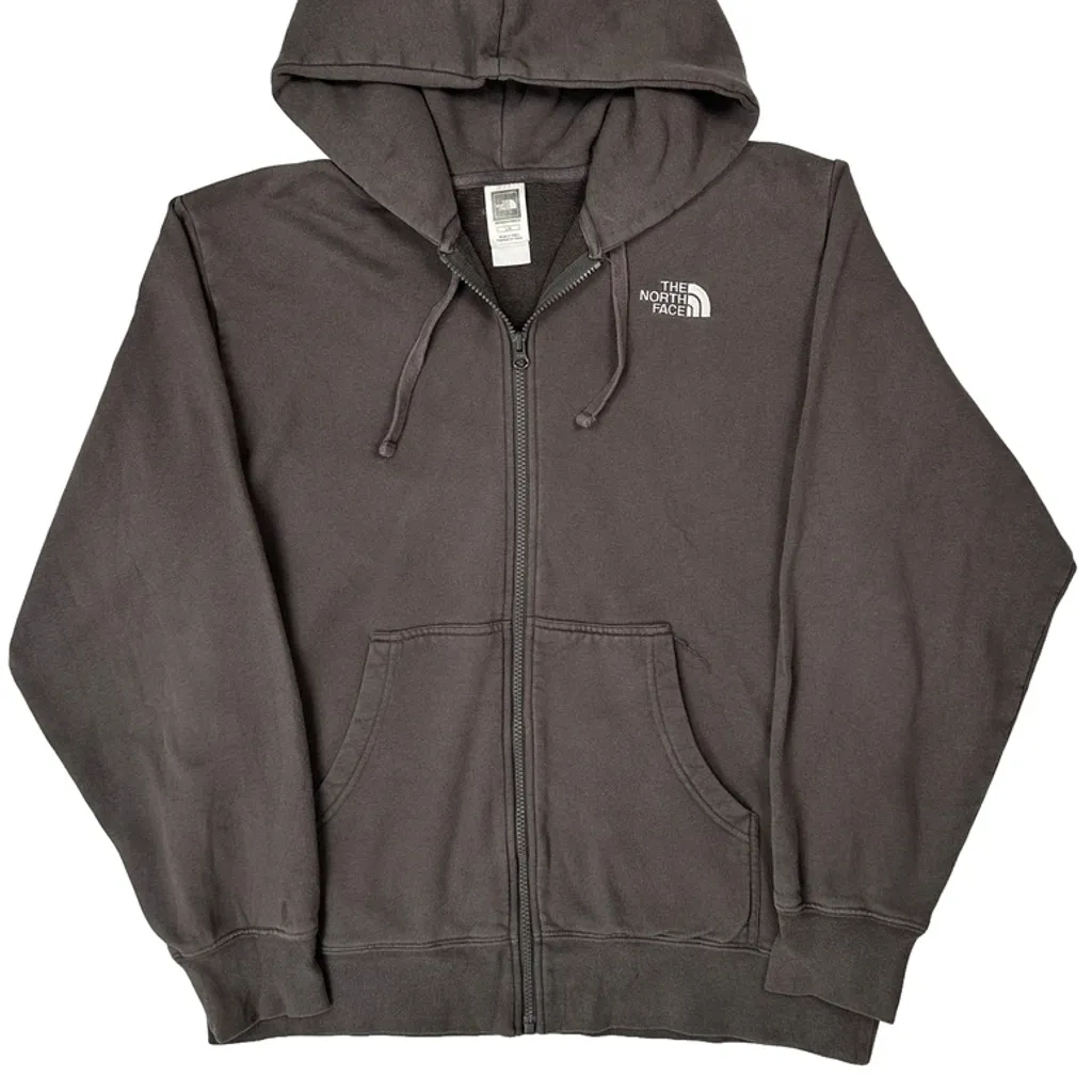 The North Face Hoodie - Large Grey Cotton - Image 5