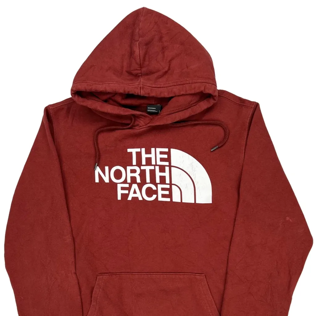 The North Face Hoodie - Large Red Cotton - Image 4