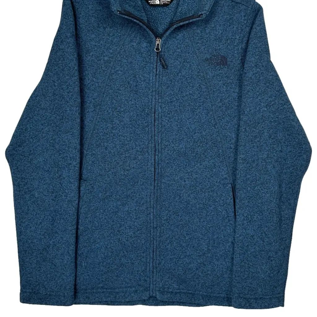 The North Face Hoodie - Large Blue Polyester - Image 5