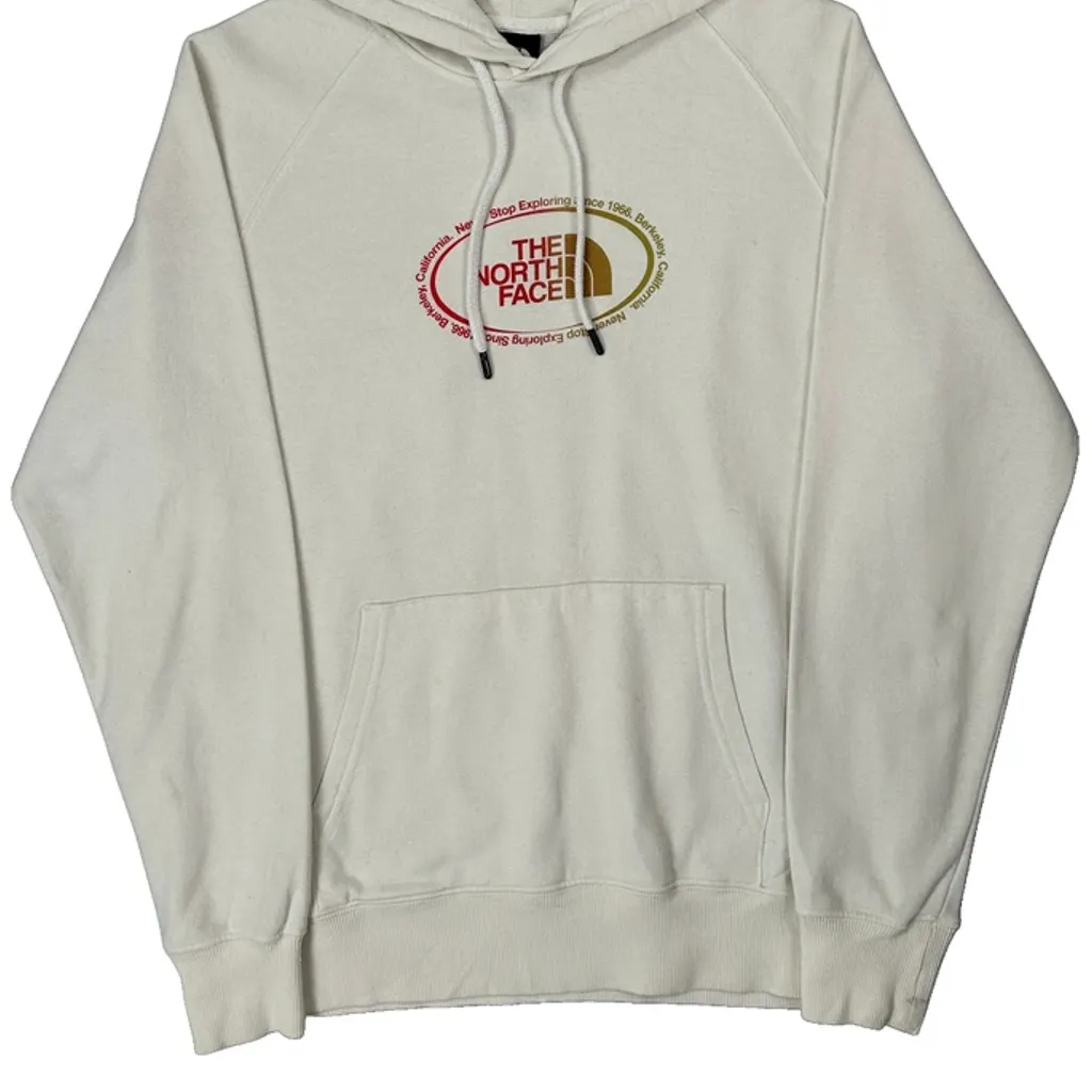 The North Face Hoodie - Medium White Cotton - Image 4