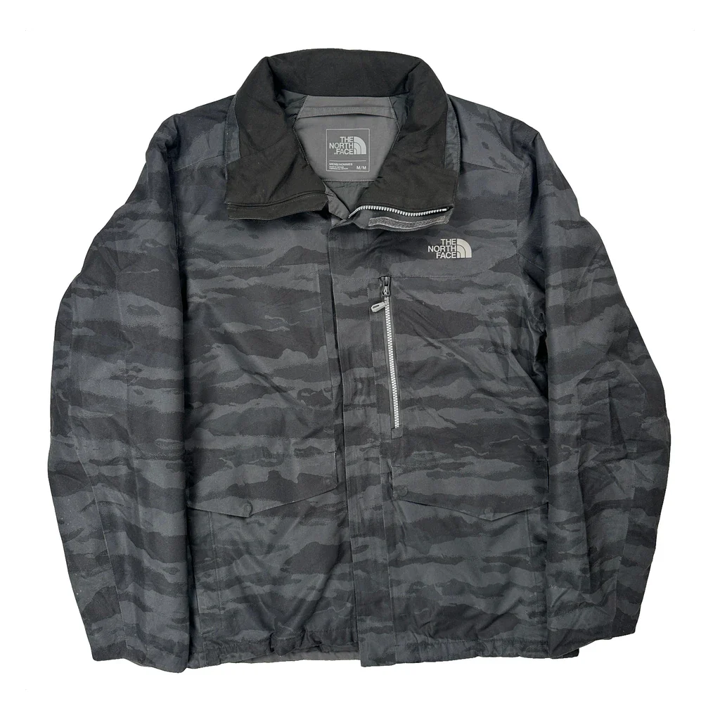 The North Face Camo Jacket - Medium Gray Polyester