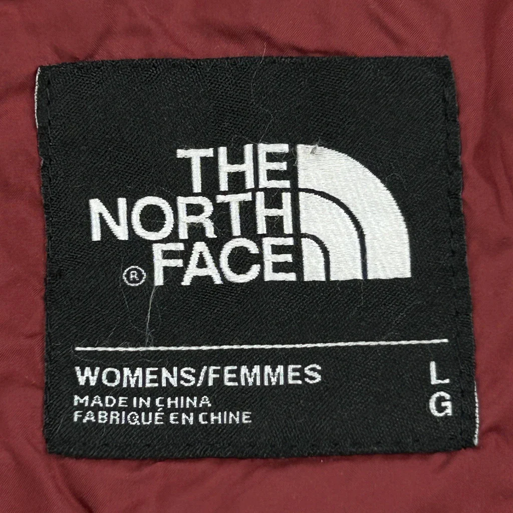 The North Face Jacket - Large Burgundy Polyester - Image 4