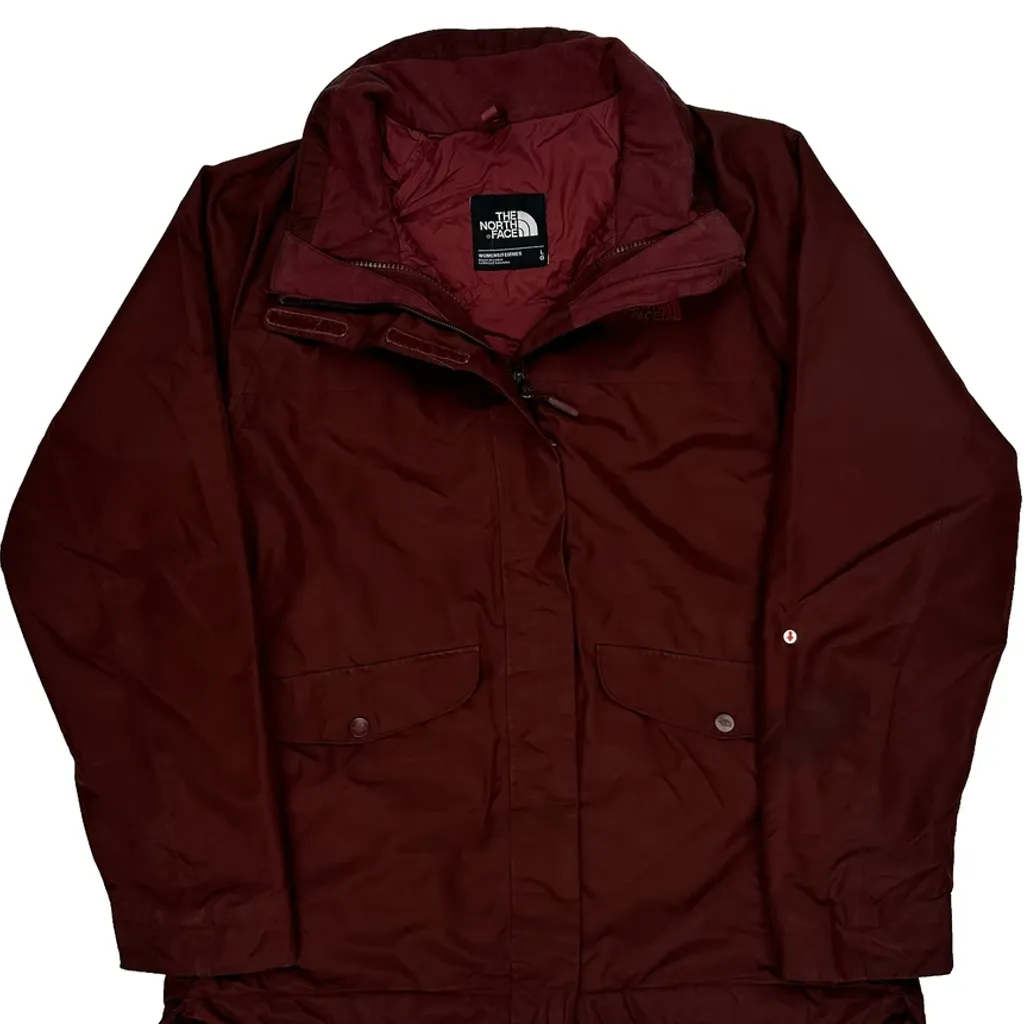 The North Face Jacket - Large Burgundy Polyester - Image 5