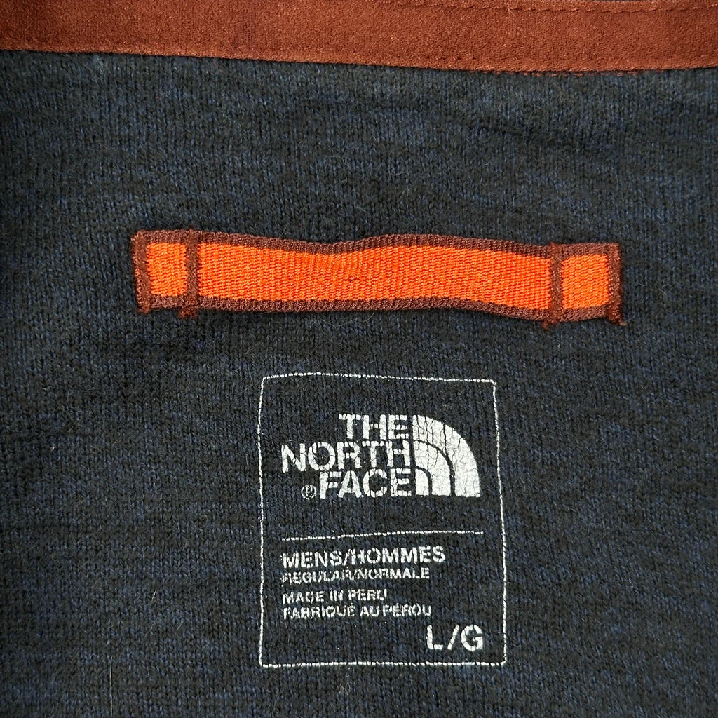 The North Face Jumper - Large Burgundy Cotton Blend - Image 3