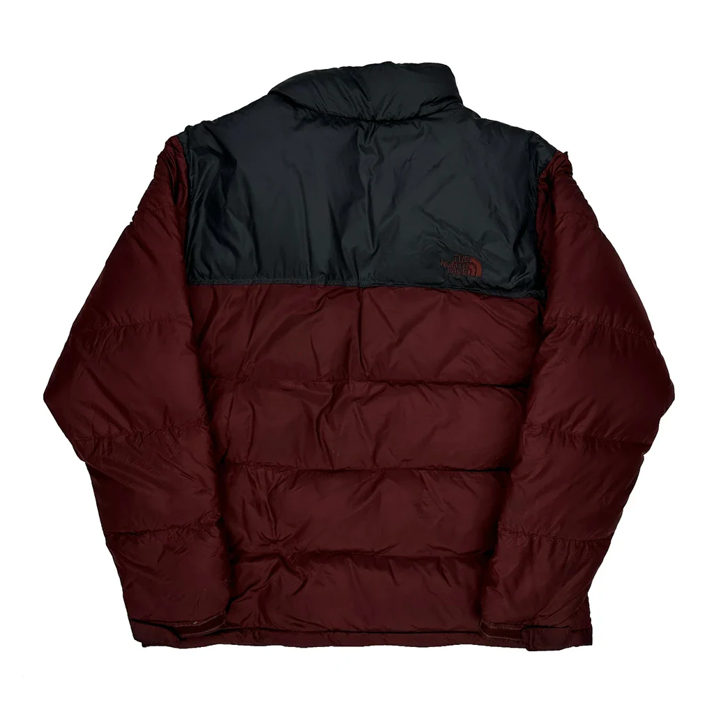 The North Face Puffer - Large Burgundy Polyester - Image 2