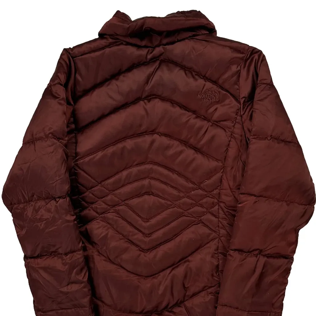 The North Face Puffer - Small Burgundy Polyester - Image 7