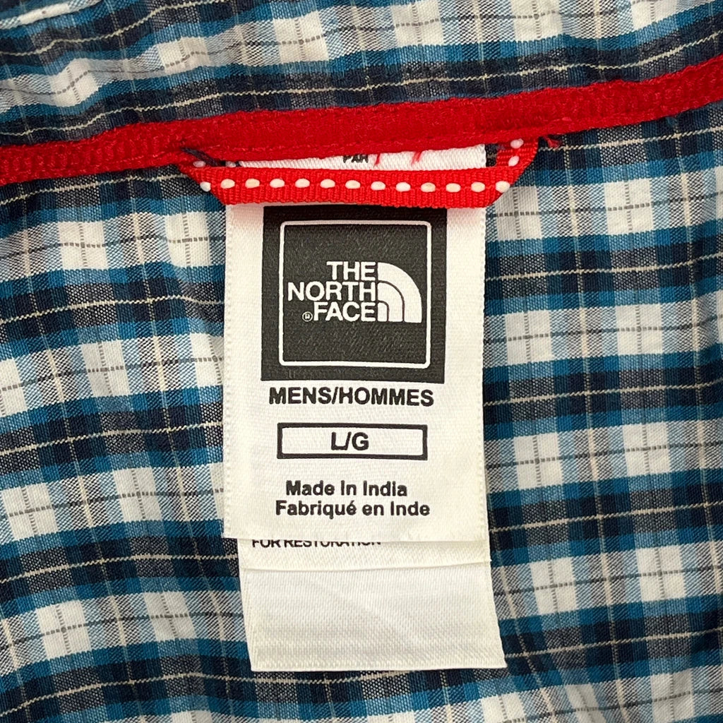 The North Face Checked Shirt - Large Blue Cotton - Image 3