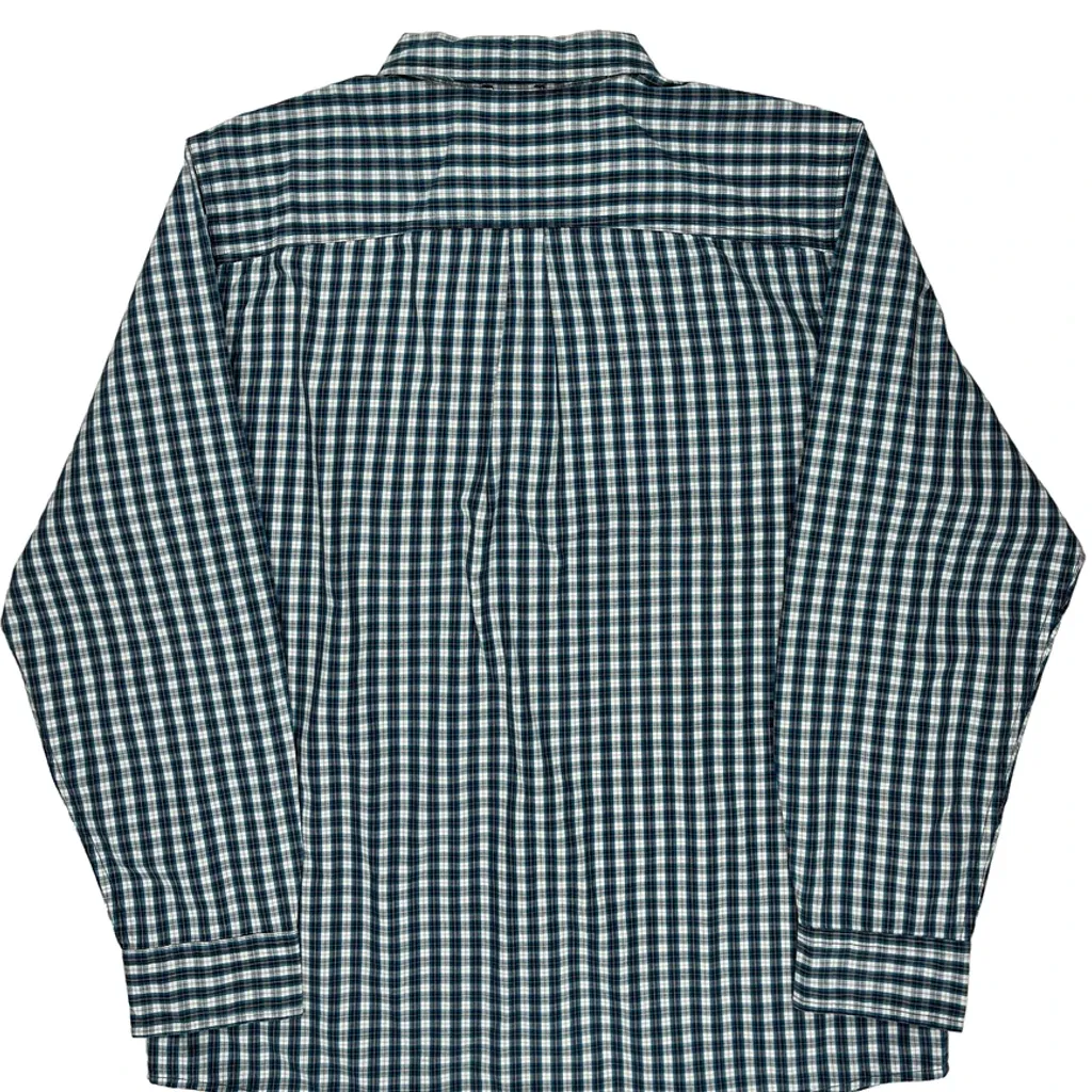 The North Face Checked Shirt - Large Blue Cotton - Image 7