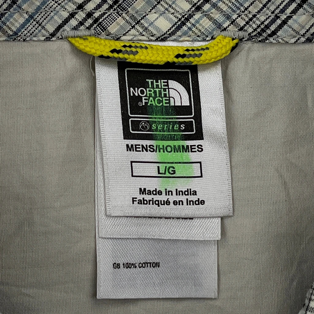 The North Face Checked Shirt - Large Gray Cotton - Image 3