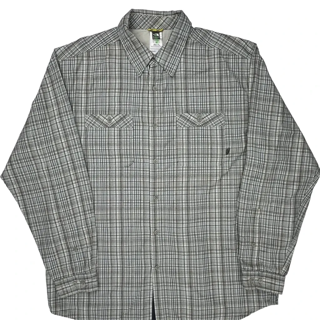 The North Face Checked Shirt - Large Gray Cotton - Image 4