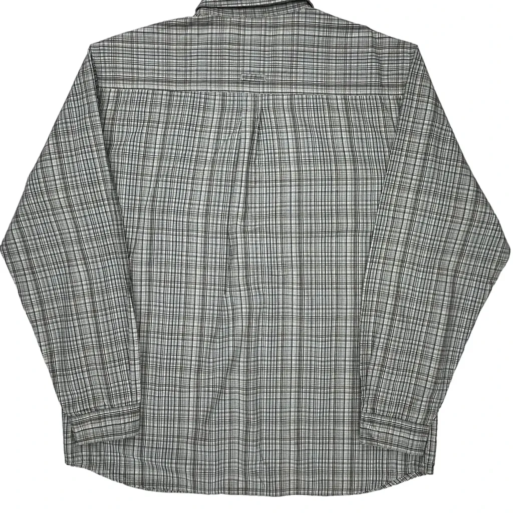 The North Face Checked Shirt - Large Gray Cotton - Image 7