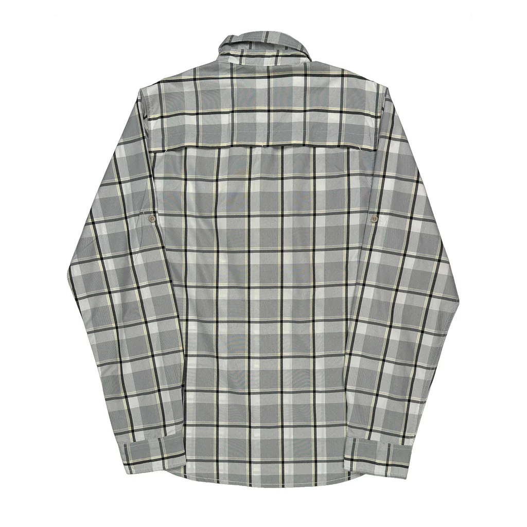 The North Face Checked Shirt - Small Gray Polyester - Image 2