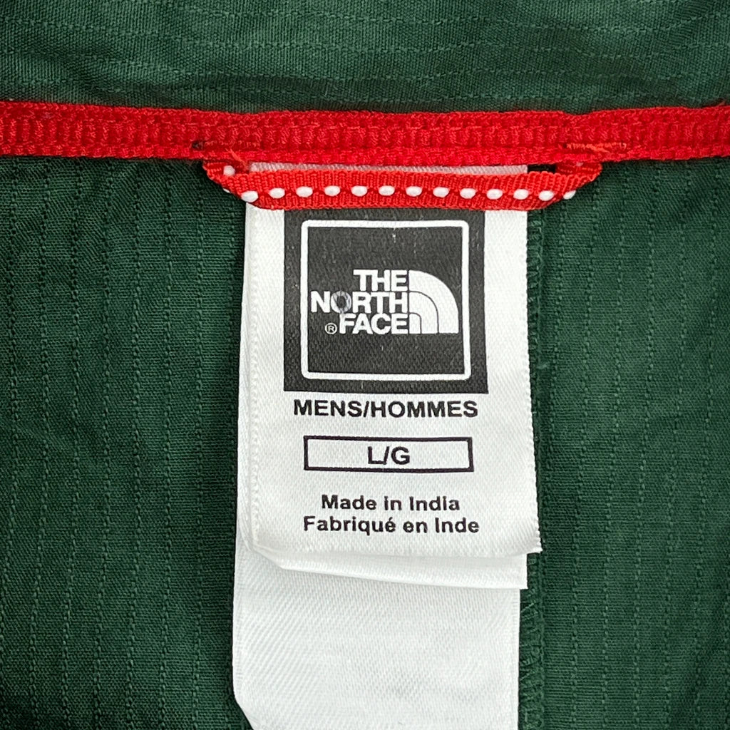 The North Face Short Sleeve Shirt - Large Green Cotton - Image 3