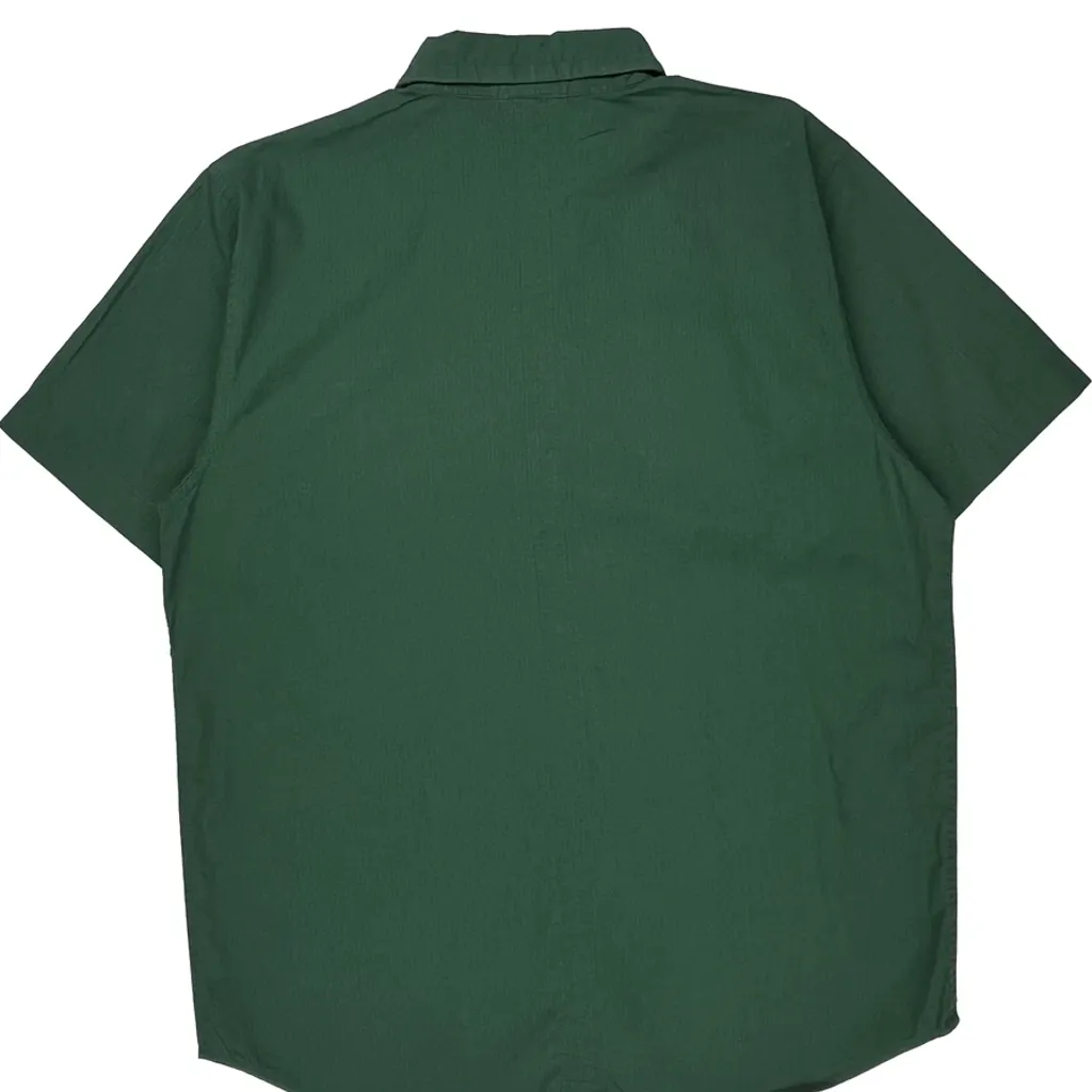 The North Face Short Sleeve Shirt - Large Green Cotton - Image 6