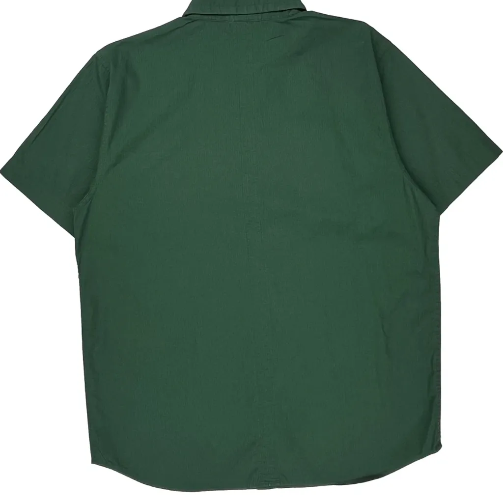 The North Face Short Sleeve Shirt - Large Green Cotton - Image 7