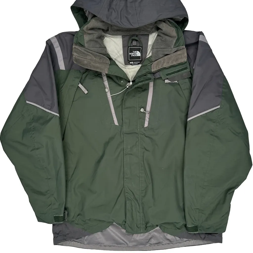 The North Face Waterproof Ski Jacket - Medium Green Polyester - Image 4