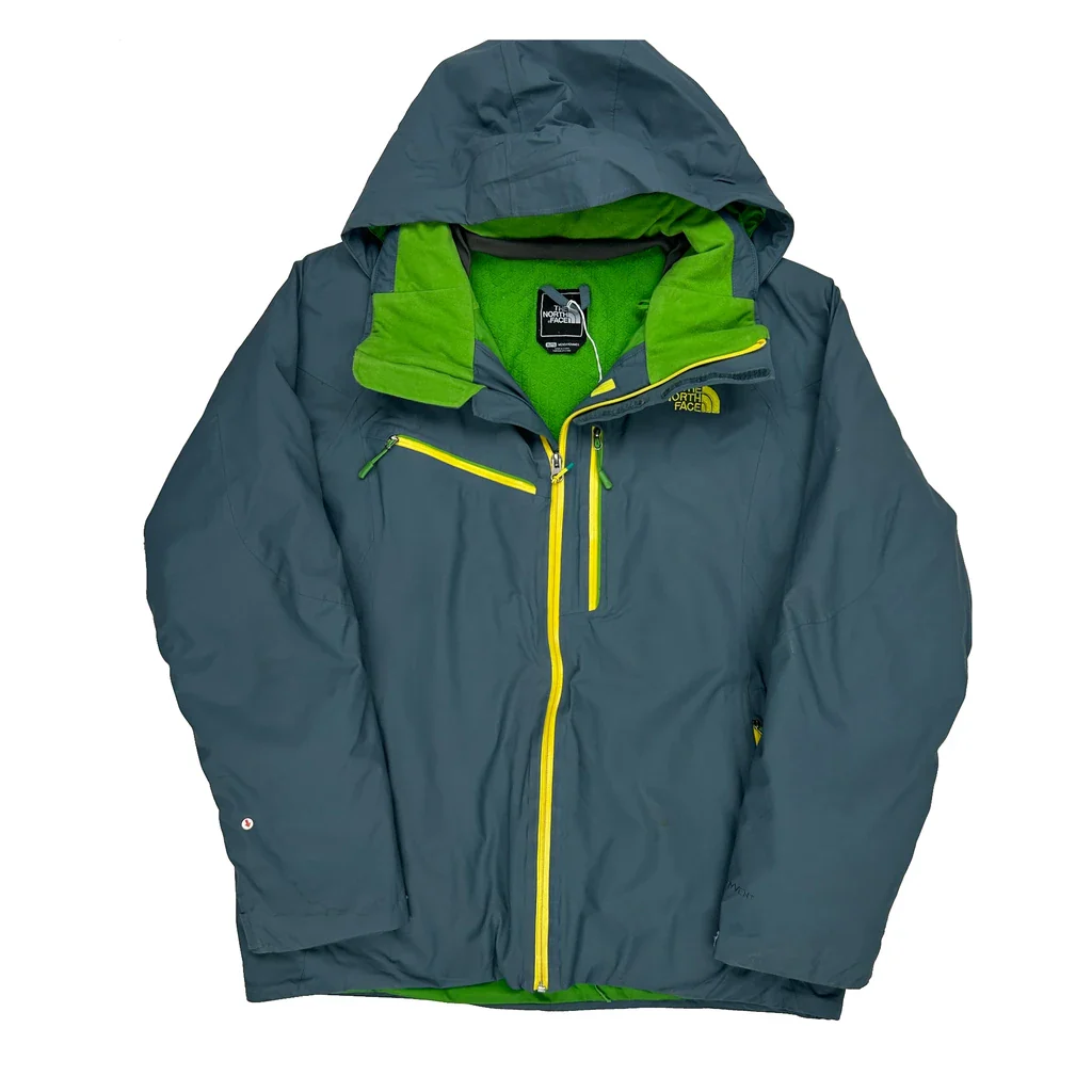 The North Face Waterproof Ski Jacket - XL Grey Polyester