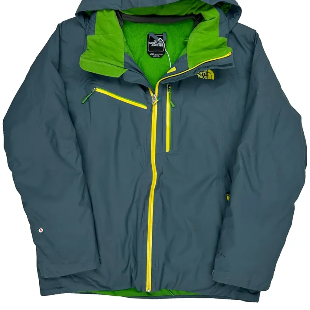 The North Face Waterproof Ski Jacket - XL Grey Polyester - Image 4