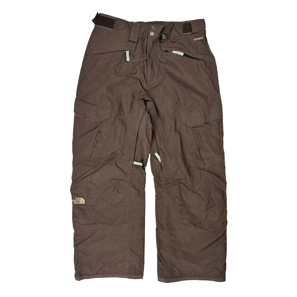 The North Face Cargo Ski Pants - Medium Brown Nylon